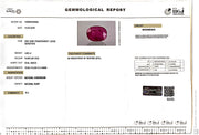 4.06/CT Natural Ruby Stone with Govt. Lab Certificate-15909S205584